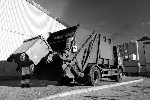 Professional muck away team removing waste in Limehouse